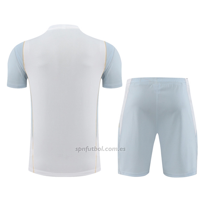 Chandal del Argelia Manga Corta 2023-2024 Blanco - Pantalon Corto